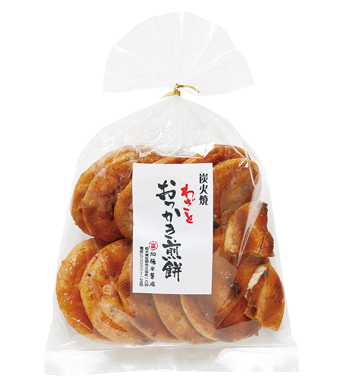 わざとおっかき煎餅写真